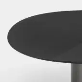 Black oak with black painted edge